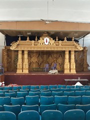 Venkateswara Namam Wedding Stage & Airavath Pillars