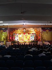 Venkateswara Namam Wedding Stage & Airavath Pillars